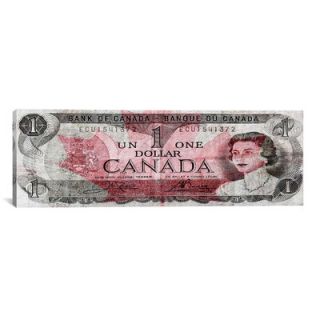 One Canadian Dollar 2 Panoramic Graphic Art on Canvas by iCanvas