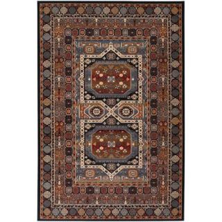 Couristan Timeless Treasures 4324/0500 Maharaja Area Rug   Ebony