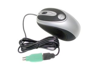 Kensington PilotMouse Optical 72127 Silver/Black 3 Buttons 1 x Wheel USB or PS/2 Wired Optical Mouse