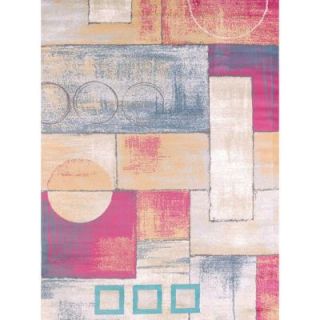 United Weavers Abstract Multi 5 ft. 3 in. x 7 ft. 2 in. Indoor Area Rug 595 41075