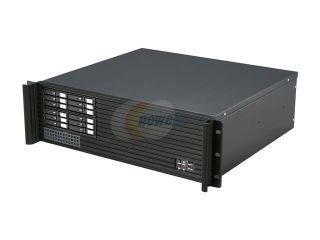 iStarUSA D313SEMATX 2B126SA Black Steel 3U Rackmount Compact Server Case   Server Chassis
