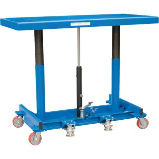 Vestil Long Deck Cart  Hydraulic Lift Tables   Carts