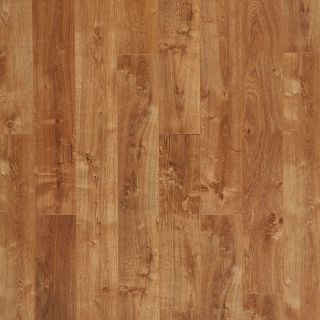 Style Selections 6.14 in W x 3.96 ft L Autumn Oak Wood Plank Laminate Flooring