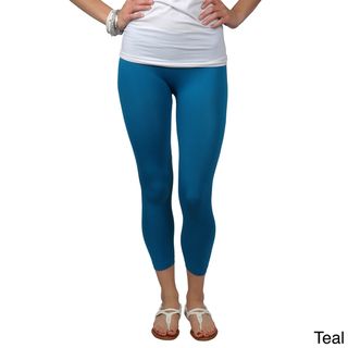 Journee Collection Juniors Stretchy Capri Leggings (One Size)