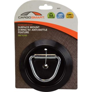 CargoSmart Surface Mount Light-Duty D-Ring  Rope Rings