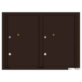 Florence Versatile 31.56 in x 23.25 in Metal Dark Bronze Lockable Cluster Mount Cluster Mailbox