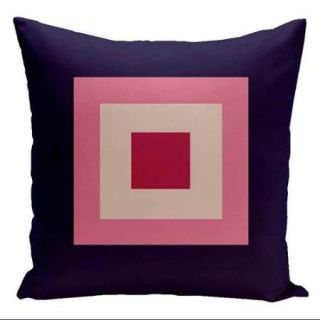 Decorative Pillow in Navy Petal (16 in. L x 16 in. W)