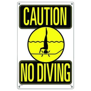 Poolmaster Caution No Diving Sign 40344