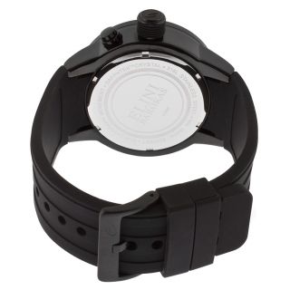Andros Multi Function Black Silicone and Dial Black IP Steel Case