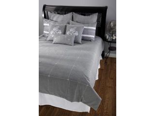 Paris Gray Queen Size Duvet with Poly Insert Bed Set