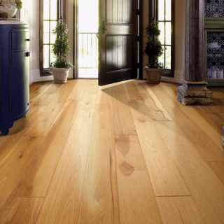 Castlewood 7 1/2 Engineered Hickory Hardwood Flooring in Coat of Arms