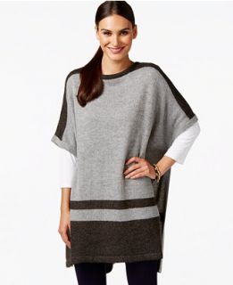 Vince Camuto Colorblock Stripe Poncho   Sweaters   Women