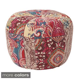 BeanSack Rope Knit 20 inch Pouf Ottoman   16439140  