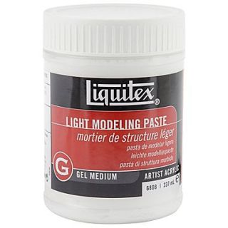 Reeves Liquitex Non toxic 8 oz. Light Modeling Paste Acrylic Gel Medium (MP6808)