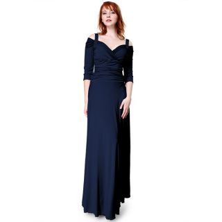 Evanese Womens Elegant Long Dress   Shopping