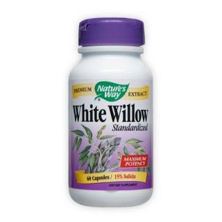 White Willow Bark Standardized Extract Nature's Way 60 Caps