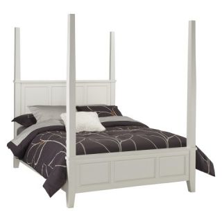 Home Styles Naples Poster Bed   White (Queen)