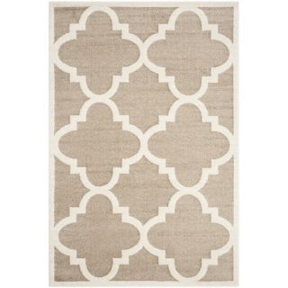 Safavieh Amherst Wheat Rectangular Indoor and Outdoor Machine Made Area Rug (Common 8 x 10; Actual 96 in W x 120 in L x 0.67 ft Dia)