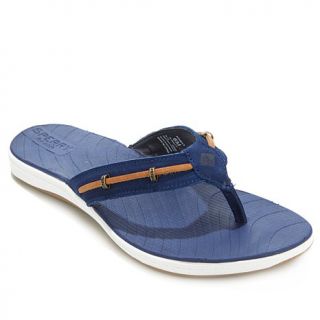 Sperry Seabrook Wave Nubuck Leather Thong Sandal   8051541