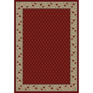 Concord Global Trading Jewel Harmony Red 5 ft. 3 in. x 7 ft. 7 in. Area Rug 40205