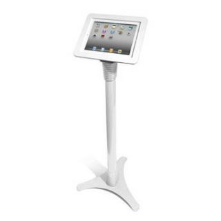 Maclocks Adjustable iPad Floor Stand with Metal 147W213EXENWBHB