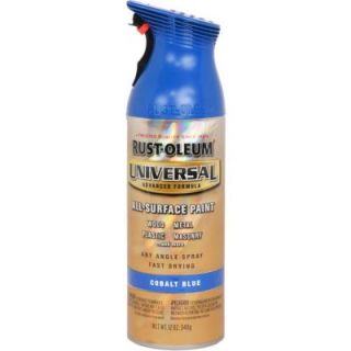 Rust Oleum Universal 12 oz. All Surface Gloss Cobalt Blue Spray Paint and Primer in One (Case of 6) 245212