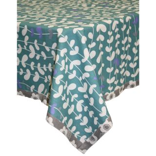 Blue Vines Organic Cotton Square Tablecloth