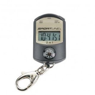 Sportline 241 Keychain Stopwatch with Compass and Thermometer