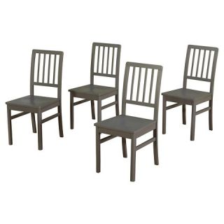 Camden Wood Slatback Dining Chair   Set of 4