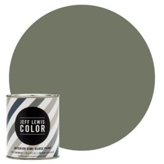 Jeff Lewis Color 1 qt. #JLC512 Edamame Semi Gloss Ultra Low VOC Interior Paint 504512