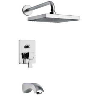 LaToscana Lady Pressure Balance 1 Spray Tub and Shower Faucet in Chrome 89CR797