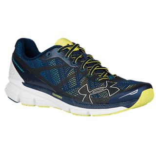 Under Armour Charged Bandit   Mens   Running   Shoes   Blue Jet/White/High Vis Yellow