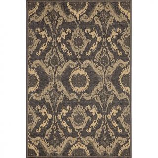 Liora Manne Monterey Ikat   Charcoal   4'11" x 7'6"   7528479