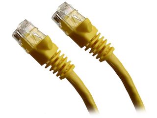 Professional Cable CAT6YE 14 14 ft. Cat 6 Yellow Gigabit Ethernet UTP Cable with boots