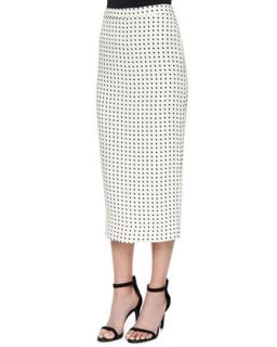 A.L.C. Long Dotted Pencil Skirt