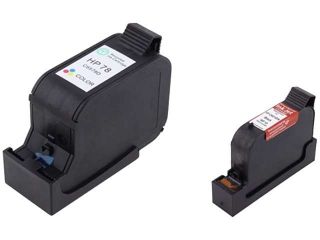 Insten 1041960 2 Colors Replacement Black + Color Ink Cartridge Compatible with HP 15/78 Deskjet 920c 3820 940c V40