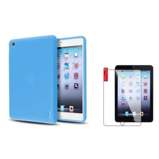 INSTEN Sky Blue Tablet Case Cover/ Screen Protector for Apple iPad