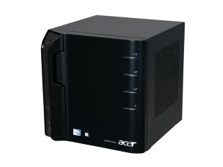 acer Aspire Easystore AH340 U2T1H, Windows Home Server w/ Intel Atom 1.6Ghz 2GB DDR2 2TB installed (3 open Bay, Hot Swappable)