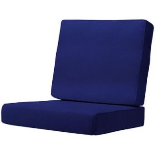 Home Decorators Collection Sunbrella Blue Outdoor Lounge Chair Cushion 2286820310