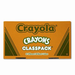 Crayola LLC Classpack Regular Crayons (50 Each of 8 Color, 400/Box)