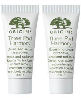Receive a FREE 2 Pc. Three Part Harmony Gift with $85 Origins purchase