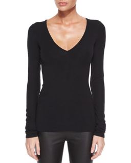 Theory Isakal Long Sleeve Knit Top