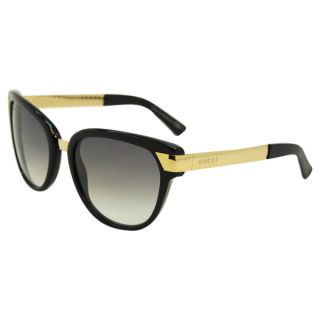 Gucci Womens GG 3651/S ANWYR Black and Gold Sunglasses