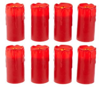 Candle Impressions Set of 8 Flameless Votive Candles —