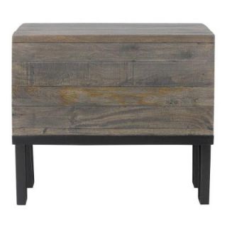 Home Decorators Collection Addison 26 in. W Dark Grey End Table 1672800910