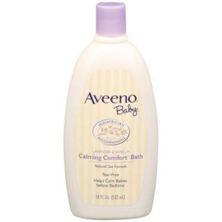 Aveeno Lavender & Vanilla Calming Comfort Bath Baby, 18 fl oz
