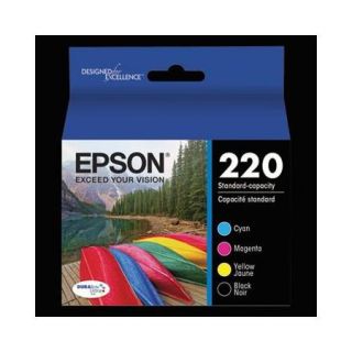 Epson T220120BCS (220) DURABrite Ultra Combo Ink Cartridge