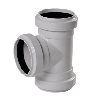 NDS 4 in Dia PVC Sanitary Tee Fitting