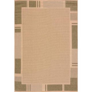 United Weavers Terrace Green 7 ft. 10 in. x 10 ft. 6 in. Indoor/Outdoor Area Rug 101 40440