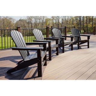 Trex Outdoor Trex Outdoor Cape Cod Adirondack Chair with Cushion